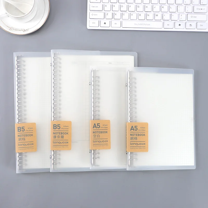 

Hipster Dull Polish Notes Account Book Multi-functional Can Mentally Refill Iron Hoop Loose-leaf Notebook B5 Students Notebook A