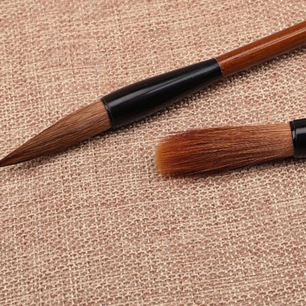 Новинка 1 шт. Китайская каллиграфия кисти ручка Волк волос пишущий щётка с деревянной ручкой живопись обучения поставка