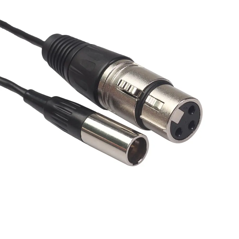 Мини XLR 3 Pin типа «папа» для 3 Pin видео кабель женский для карманных видеокамер Blackmagic Кино 4K Камера аудио линия