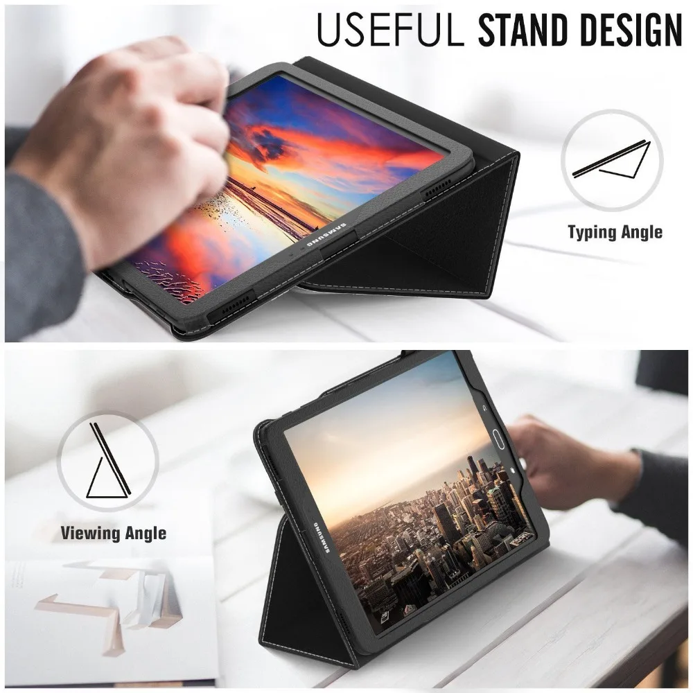 Деловой флип чехол для Samsung Galaxy Tab S3 9 7 SM T820 T825 умный держатель с подставкой