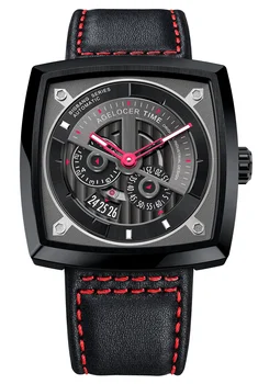

AGELOCER Caliber.A 5501 Mens Square Automatic Mechanical Skelenton Luxury Watch