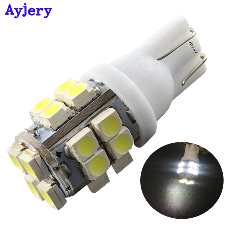 Ayjery оптом! 500 шт. T10 W5W 194 168 1210 20 светодиодные лампы SMD парковочный сигнал обратная Лицензия плиты просвет Автомобильные фары DC12V