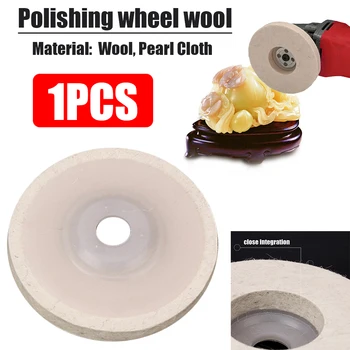 

4 Inch Wool Felt Polishing Wheel Angle Grinder Disc For Rotary Tool 1 PC