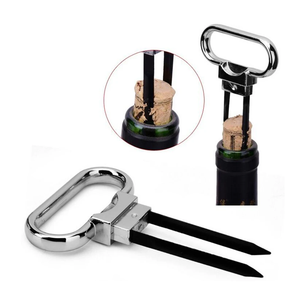 High Quality Portable Wine Bottle Opener Twoprong Cork Puller Ahso