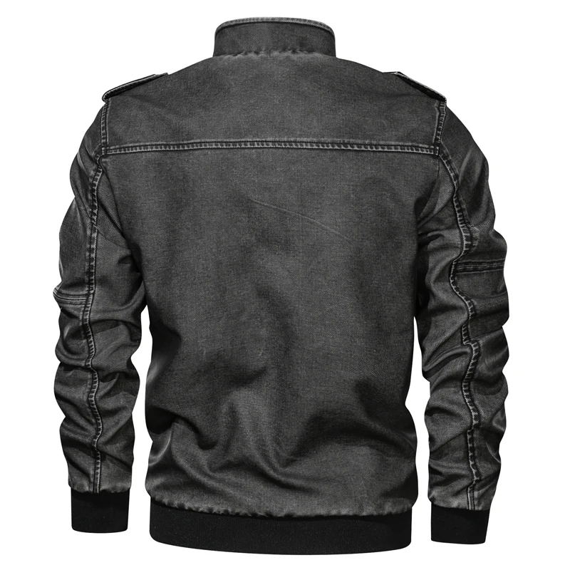 Осенне-зимняя брендовая мужская кожаная куртка мотоциклетная кожаная куртка-бомбер куртки повседневная верхняя одежда пальто из искусственной кожи