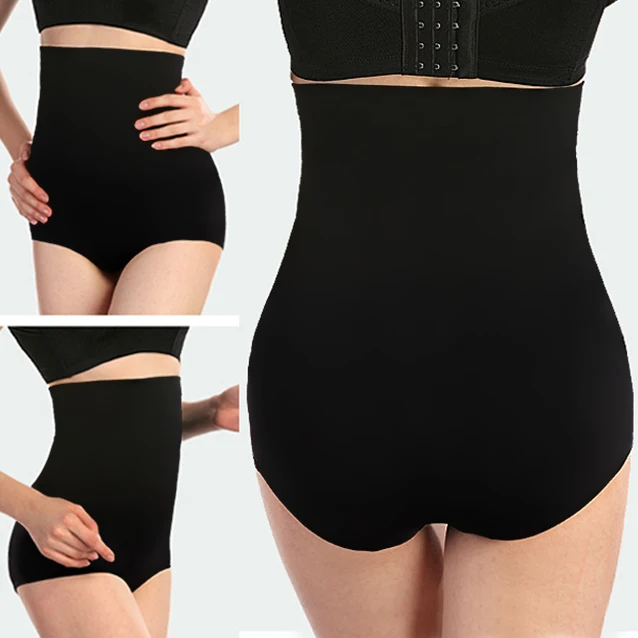 

Women Sexy Cotton Fiber Panties Fashion Designer Body Shaper Hip Abdomen Tummy Control Briefs High Waist Underwear