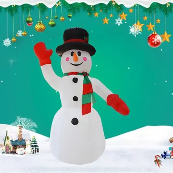 

Christmas Props Exquisite Inflatable Toys Red Hand Snowman Modeling Inflatable Model Funny Performance Props