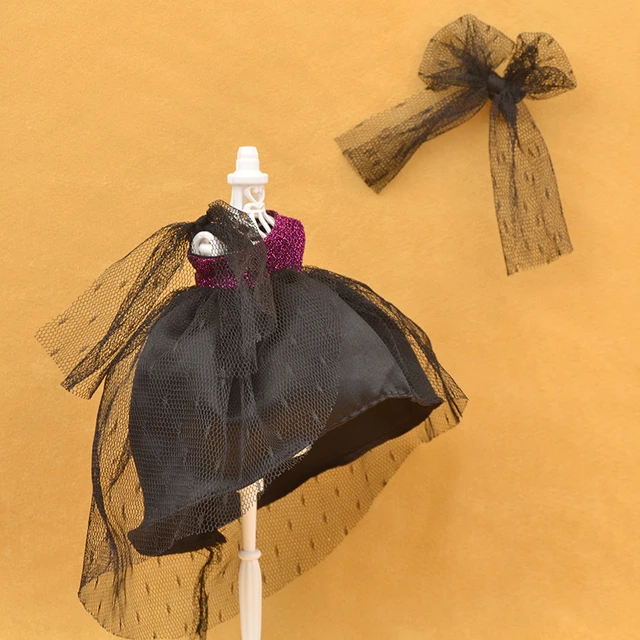 6 inch Bjd Doll Clothes For Dolls 16cm Toys Wedding Dress Spring Summer Autumn Winter Season Clothing Suit Furs For Girls 15cm Wed dress E