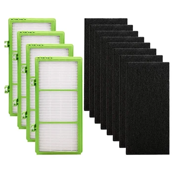 

4 True HEPA + 8 Pre Filter Compatible for Holmes AER1 Allergen Remover Filter, Replacement Parts HAPF300AH-U4R