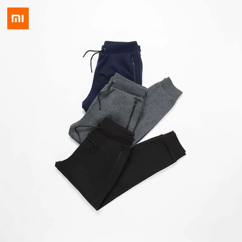 New Xiaomi Youqi Life Men's Fleece Pants Soft and Refreshing Fleece Inside Elastic and Comfortable Light and Refreshing