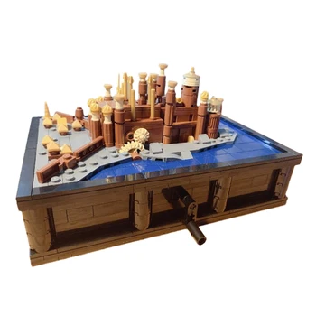

708Pcs Castle Building Blocks Model DIY Moc Small Particles Bricks Toy Brain Toy For Children Kid Educational Toys Birthday Gift