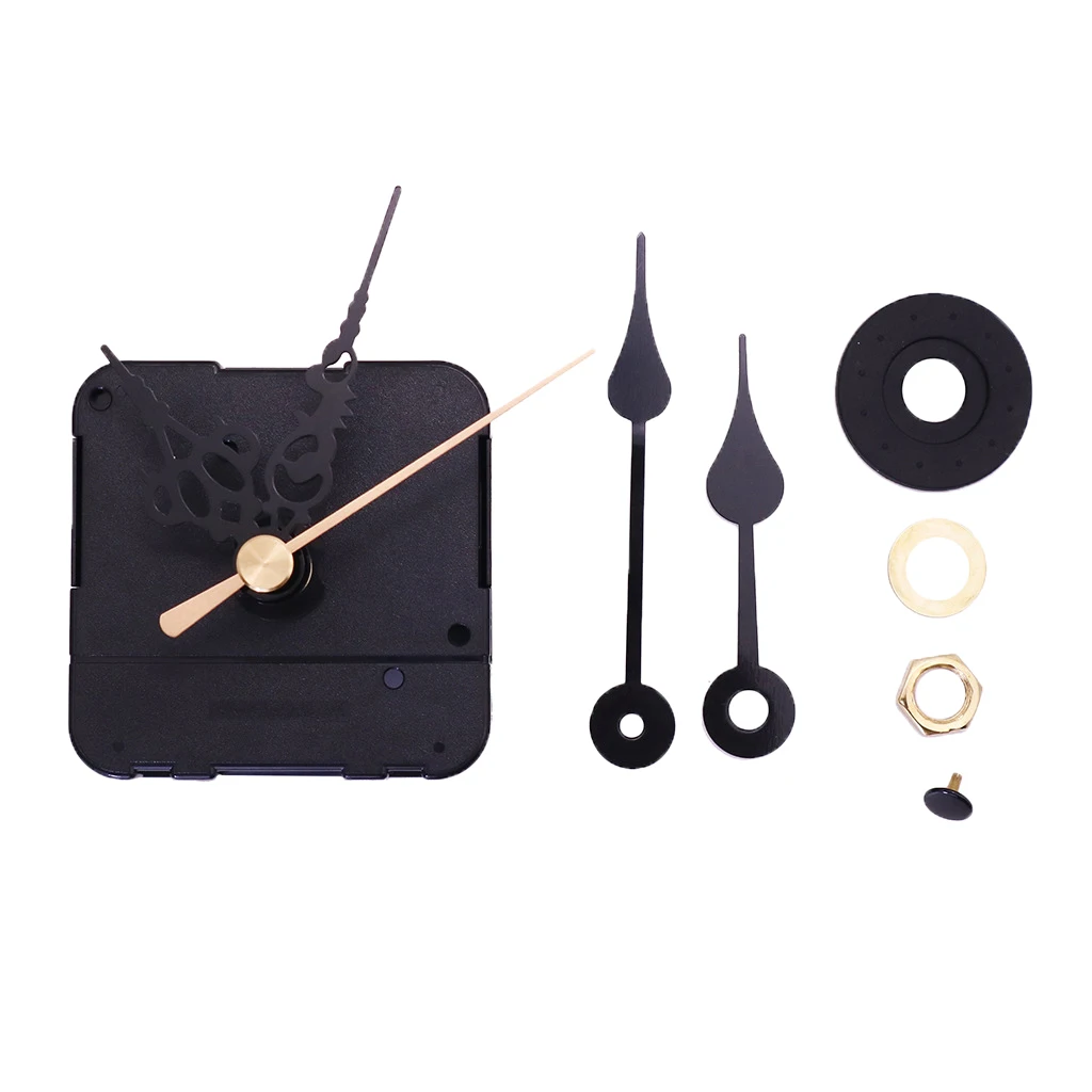 1 Set DIY Small Wall Clock Movement Mechanisms Battery Powered DIY Repair Tool 15Inch Total Shaft Length