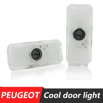 

2pcs Car 3D LED Door Light Ghost Shadow light puddle Lamp For Peugeot 307 308 508 408 RCZ 206 306 207 208 406 5008 607 806 807