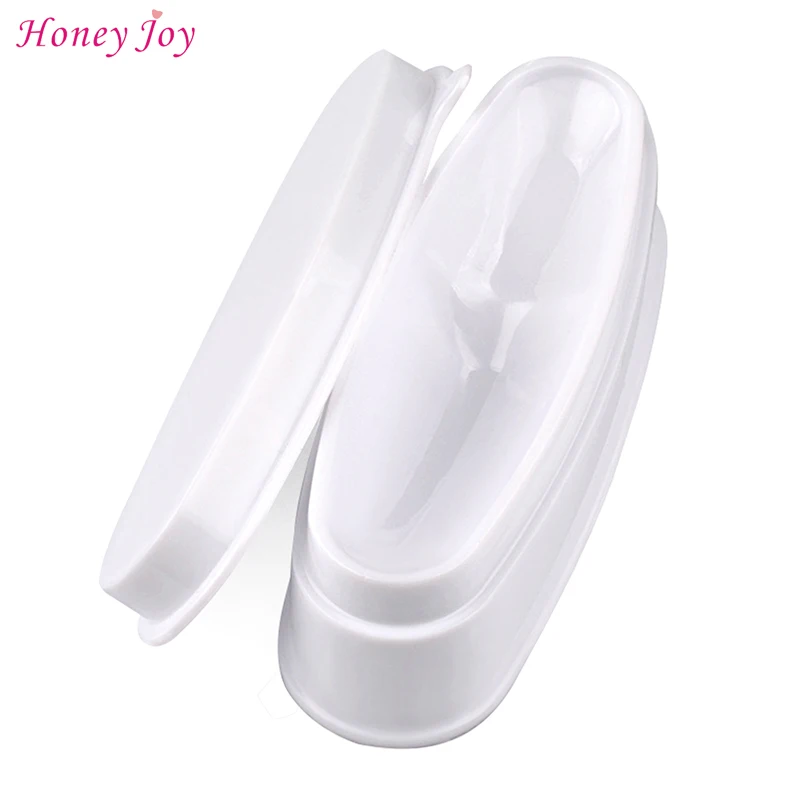 ABS Durable Easy French Dip Tray Dipping Powder Container Dual Use for  Short Extended Nails Molding for White Pink Smile Line - AliExpress