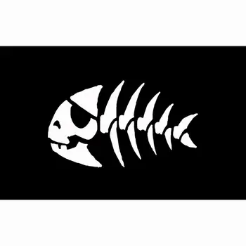 

90*150cm Pirate Flag of Stede Bonnet Pirate Fish Flag of Christopher Condent Flag for decoration