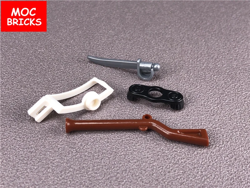 5 компл./лот кубики MOC пиратский солдат оружие набор 2561 строительные блоки DIY
