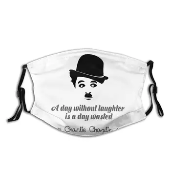 

Mime Mouth Face Mask A Day Without Laughter Facial Mask with 2 Filters Lovely Mask Polyester for Adult