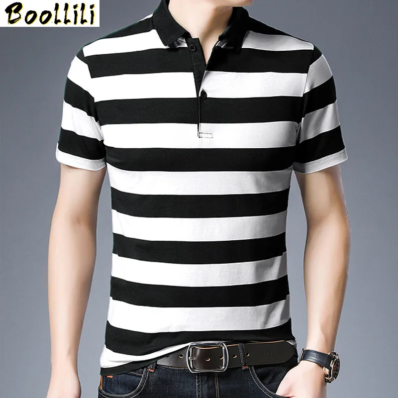 Мужская хлопковая футболка-поло летняя дышащая футболка с коротким рукавом