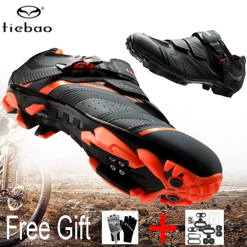 Tiebao велосипедная обувь MTB SPD Cleat Мужская дышащая обувь для гонок Zapatos De Ciclismo горный велосипед обувь для женщин