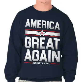 

America Is Great Again Donald Trump Election Crewneck Sweat Shirts Sweatshirts