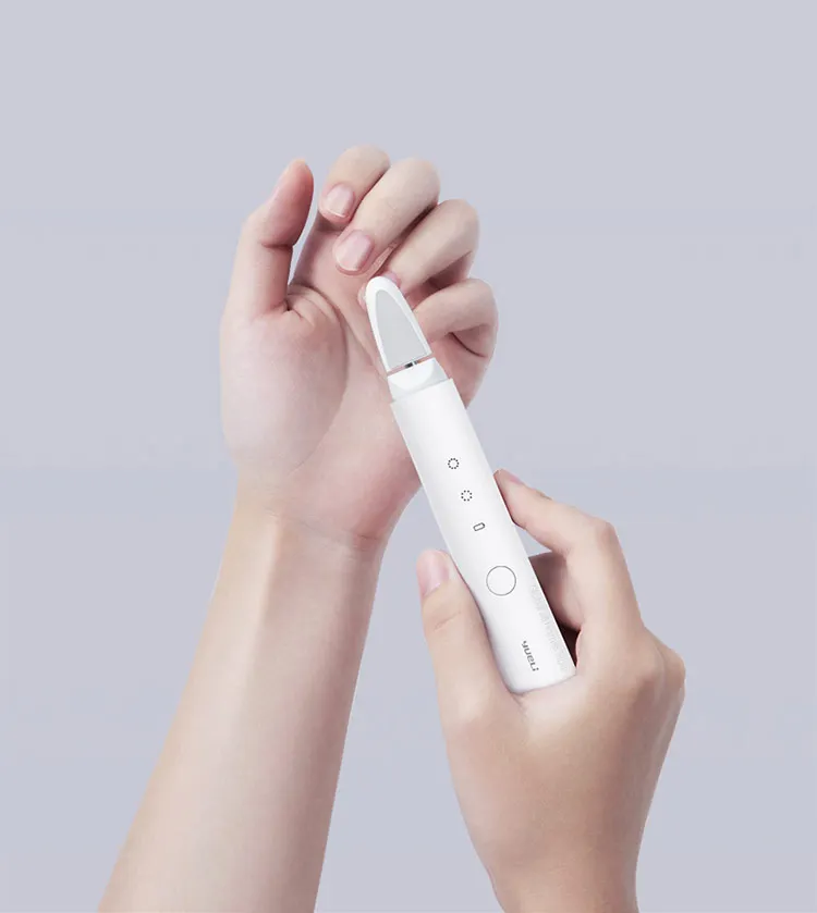 Xiaomi Mijia Yueli машинка для полировки ногтей серая Толстая электрическая машина полировщик ногтей Маникюр Полировка омертвевшей кожи артефакт