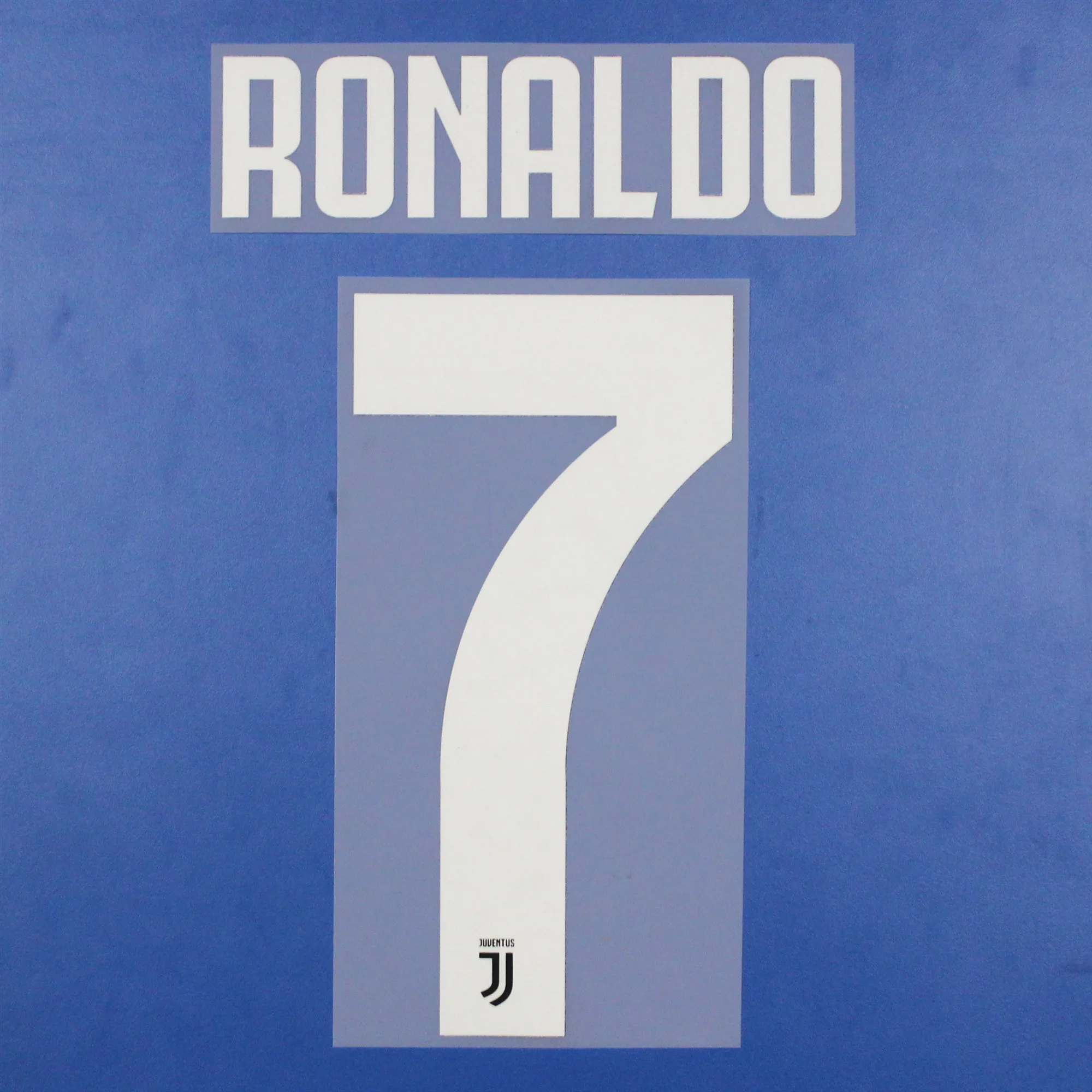

18-20 2019 2020 Super A juve Ronaldo 7 DE LIGT 4 number font print, Hot stamping patches badges