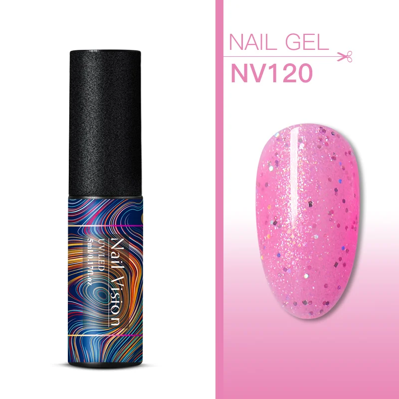 Nail Vision 5 мл УФ-набор гель-лаков для ногтей блестки замачиваются долговечный Гель-лак для ногтей маникюрный лак - Цвет: S06715