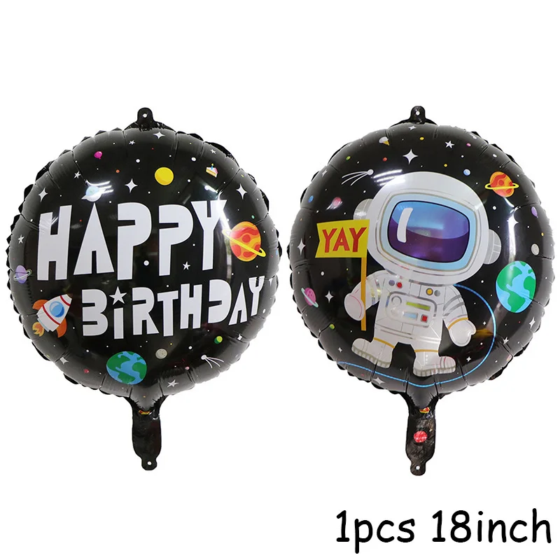1pc balloon B Космонавты и ракеты, воздушные шары из фольги, Галактика/Солнечная система, тематические вечерние, для мальчиков, для детей, для дня рождения, для украшения, вечерние, космические - Цвет: 1pc balloon B
