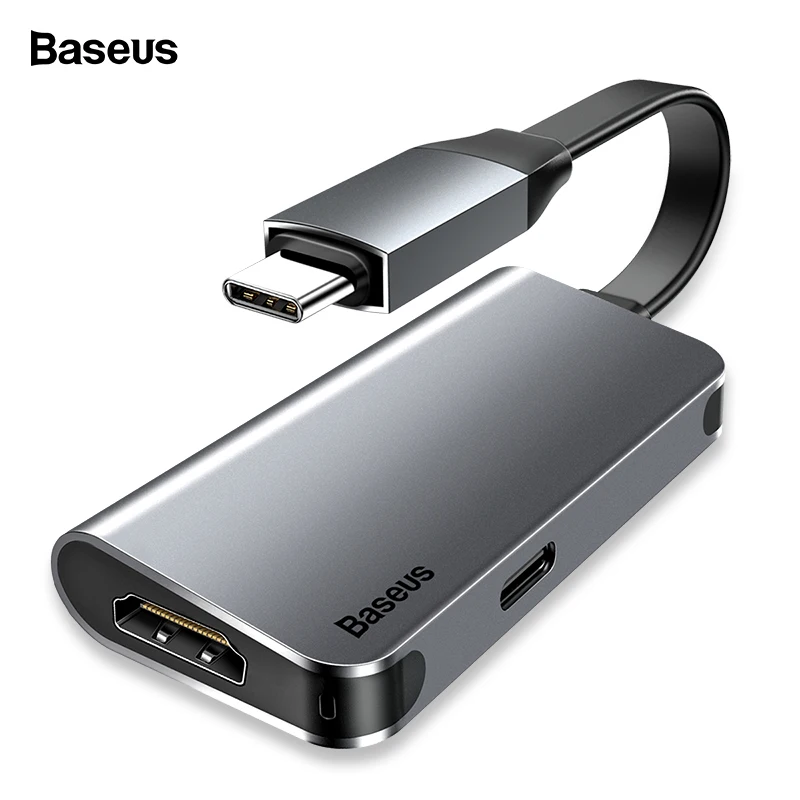 Baseus USB C HUB to HDMI Type C PD Thunderbolt 3 Power Adapter USB C HUB 1
