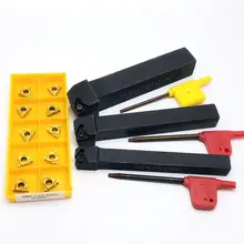 SER1010H11 SER1212H11 SER1616H11 SER herramienta de torno de hilo externo soporte + inserto de carburo MMT11ER AG60 herramienta de torneado
