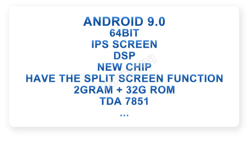 Sale INFIDNAVI PX30 Android 9.0 car dvd 2+32G gps video radio player for Hyundai IX45 Santa Fe 2013/2014/2015 car 0