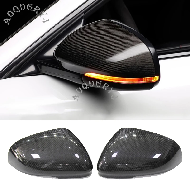

Carbon fiber rearview mirror molding cover decoration Sticker For Jaguar XF 2011-2019 Car styling accessories