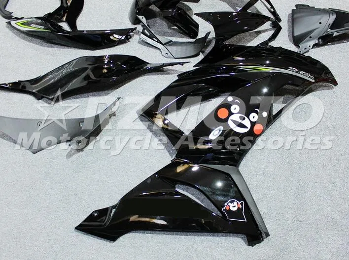 ABS Полный комплект обтекателя подходит для Kawasaki ZX6R 2013 Обтекатели ZX-6R ниндзя 636 599 обтекатели