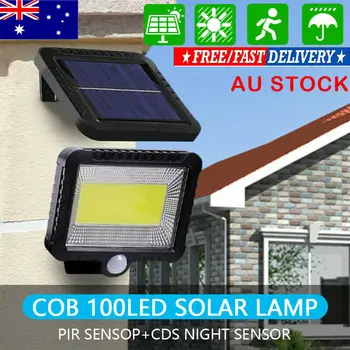 

Waterproof 100 LED Solar Power PIR Motion Sensor Wall Lights Outdoor Garden Lamp
