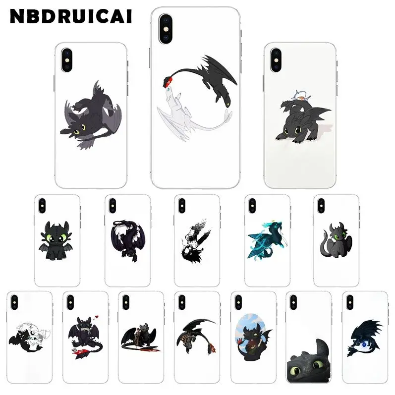 

Toothless How to Train Your Dragon TPU Soft Silicone Phone Case Cover for iPhone 11 pro XS MAX 8 7 6 6S Plus X 5 5S SE XR cover