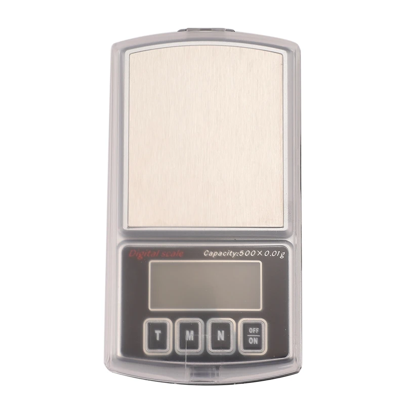 

DS-10 Jewelry Weighing 500G/0.01G Pocket Scale for Gold Diamonds, Etc.