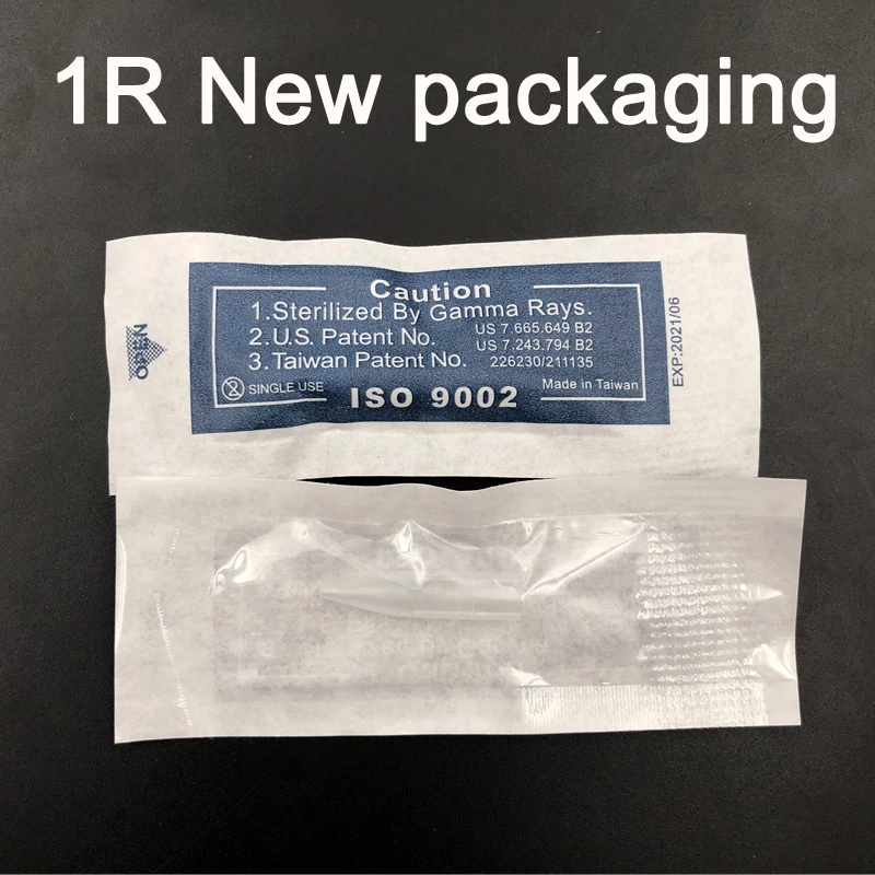 

1RL 100Pcs Newest Permanent Tattoo Caps Makeup Tattoo Needle Tips for BioTouch Drangon/Mosaic/Merlin Tattoo Eyebrow Lip Machine