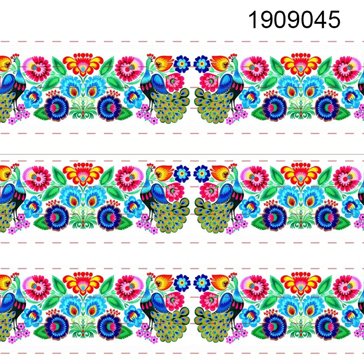 10 ярдов-разные размеры-лента с цветочным узором-Мехико лента с принтом