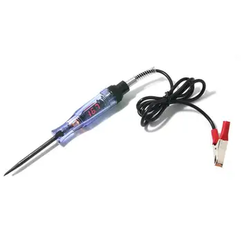 

Electric Tester 3-24V Digital Display Car Vehicle DC Voltage Test Pen Green Auto Circuit Gauge Tester Vehicle Electronics Gadget