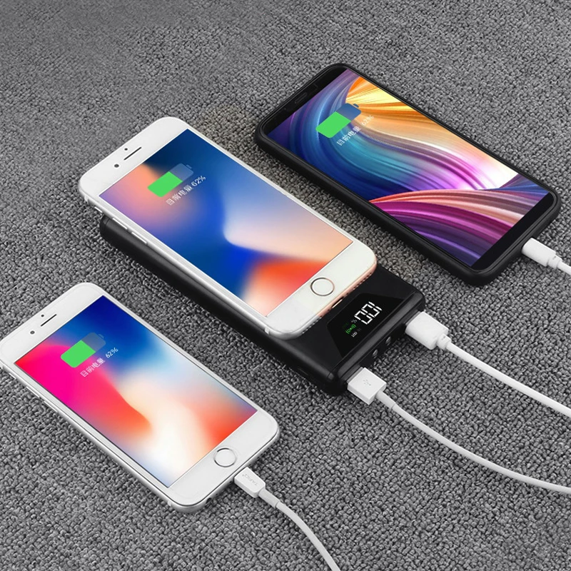 Внешний аккумулятор повербанк банк питания для Xiaomi Mi iphone 7 8 XR 11 huawei смартфон