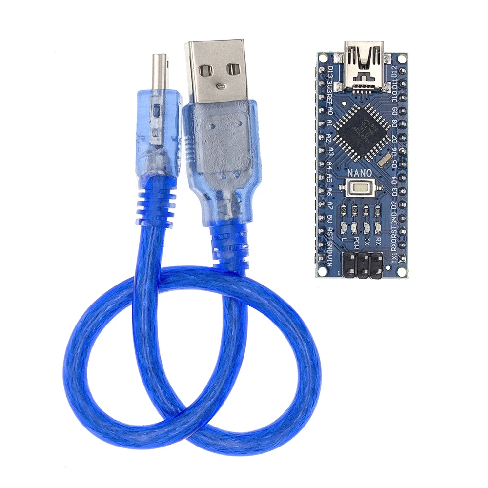 Совместимый контроллер Nano v3.0 для Arduino с загрузчиком USB драйвером CH340 16 МГц