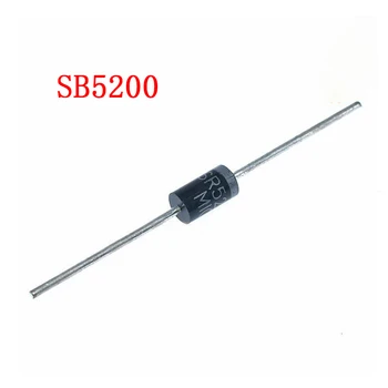 

100PCS SB5200 SR5200 Schottky Barrier Rectifier Diode 5A 200V DO-201AD/DO-27