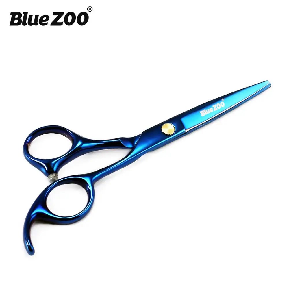 Cutting Scissors Профессиональные Парикмахерские ножницы из стали 5,5, парикмахерские ножницы для стрижки волос, филировочные ножницы, стрижка из стали синего цвета - Цвет: Cutting Scissors