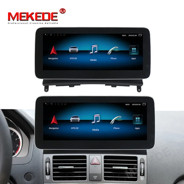$US $304.00  Octa coresandroid 9.0 car gps navigation radio player for Mercedes benz C Class W204 2008-2010 4GB+