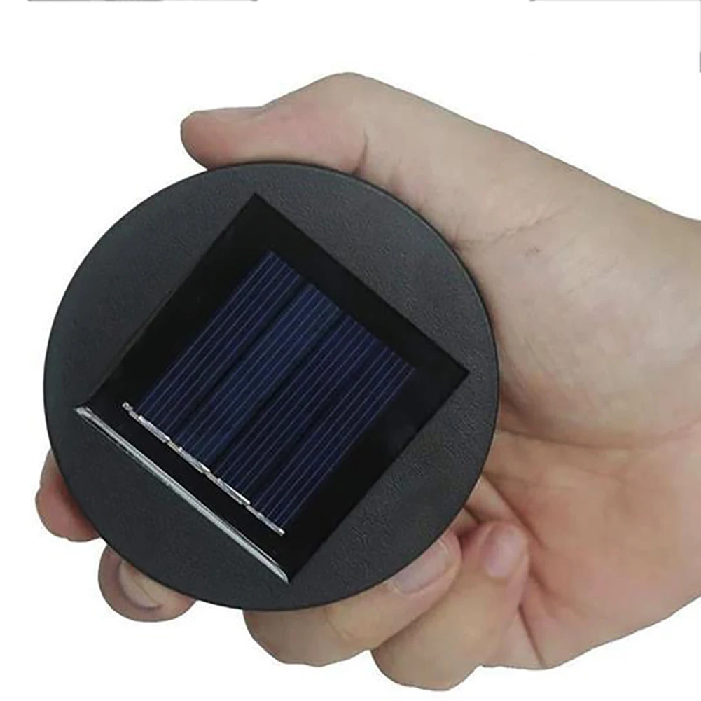 Solar Panel with LED Lantern Light Lid Solar Lights Top Replacement Part for Outdoor Hanging Lanterns DIY Table Lights Decor