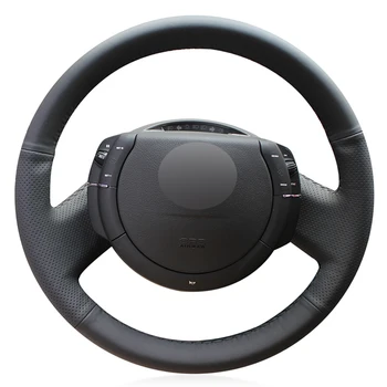 

Black PU Faux Leather DIY Hand-stitched Car Steering Wheel Cover for Citroen Triumph C4 C-Quatre 2004-2011