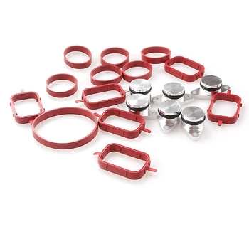 

22mm Swirl Flap Blanks Replacement Bungs with Intake Manifold Gasket for BMW 320D 330D 520D 525D 530D