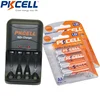 8PCS PKCELL 1.6V AA NI-ZN battery 2500mWh 2A aa Rechargeable Batteries and 1PCS NI-ZN Battery Charger for AA AAA battery ► Photo 1/5