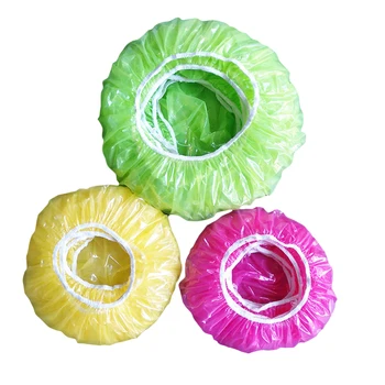 

30pcs Elastic Wrap Cover Disposable Plastic Wrap Cover for Plates Dishes Bowls Elastic Bowl Covers for Leftover Dropshipping
