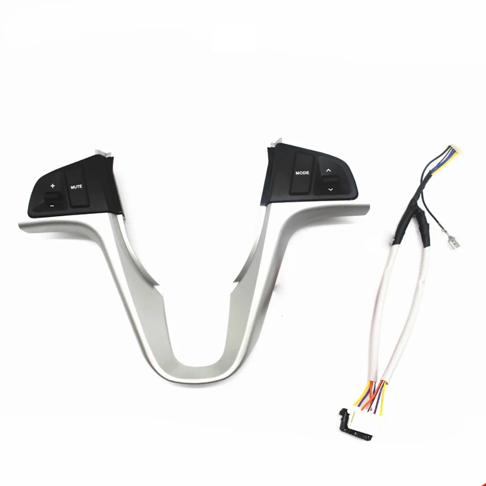 

PUFEITE Steering Wheel Button With Installation Tool Verna Solaris Steering Audio Volume Music Control Switch